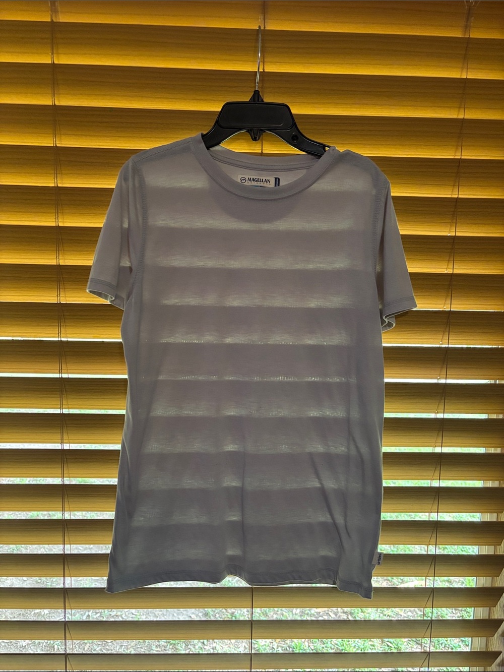 Magellan Outdoors Men's White Short Sleeve Performance Tee